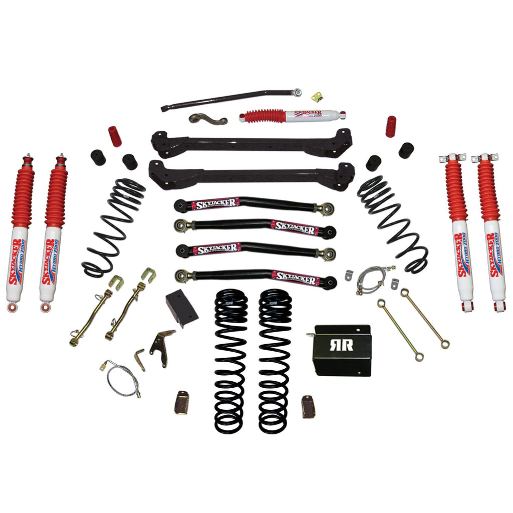 Skyjacker TJ40RR1LTK-H Long Arm Suspension Lift Kit w/ Shocks for Select Jeep TJ, Jeep Wrangler