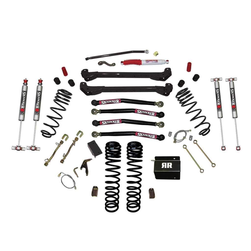 Skyjacker TJ40RR1LTK-M Long Arm Suspension Lift Kit w/ Shocks for Select Jeep TJ, Jeep Wrangler