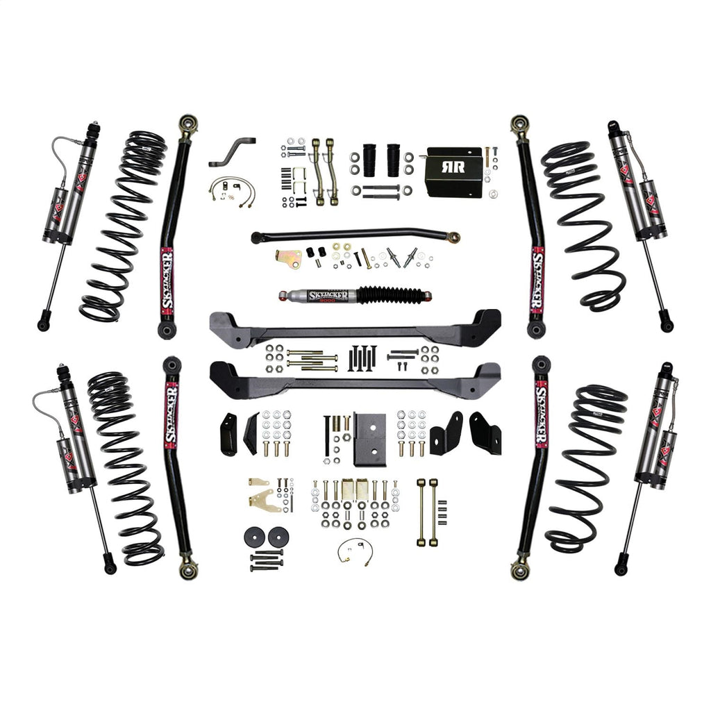 Skyjacker TJ40RR1LTK-X 4 in. Suspension Lift System With ADX 2.0 Remote Reservoir Shocks. for Select Jeep TJ, Jeep Wrangler