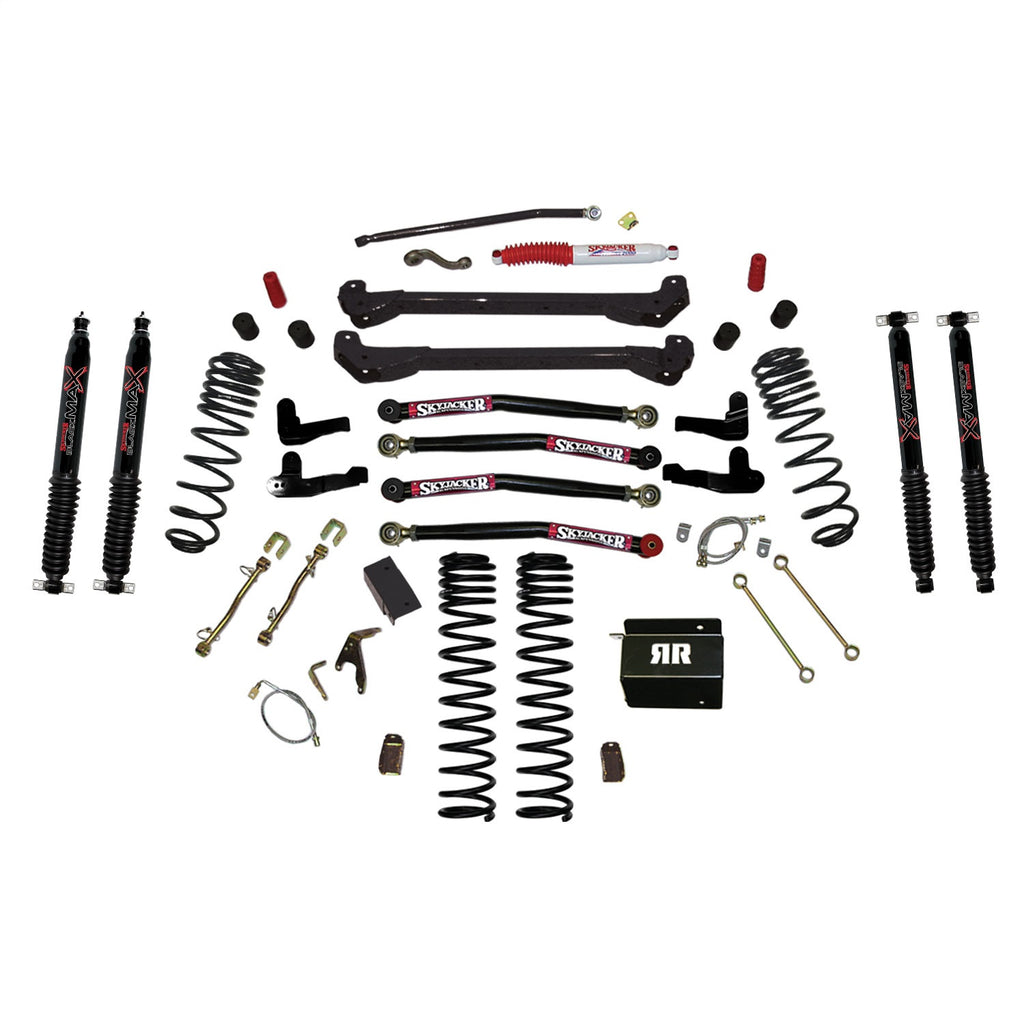 Skyjacker TJ60RR1LTK-B Long Arm Suspension Lift Kit w/ Shocks for Select Jeep TJ, Jeep Wrangler