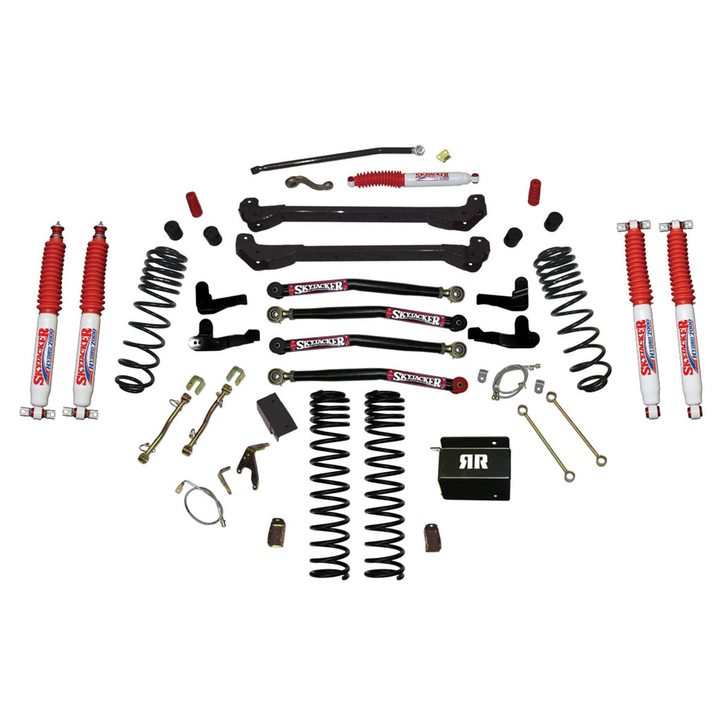 Skyjacker TJ60RR1LTK-H Long Arm Suspension Lift Kit w/ Shocks for Select Jeep TJ, Jeep Wrangler