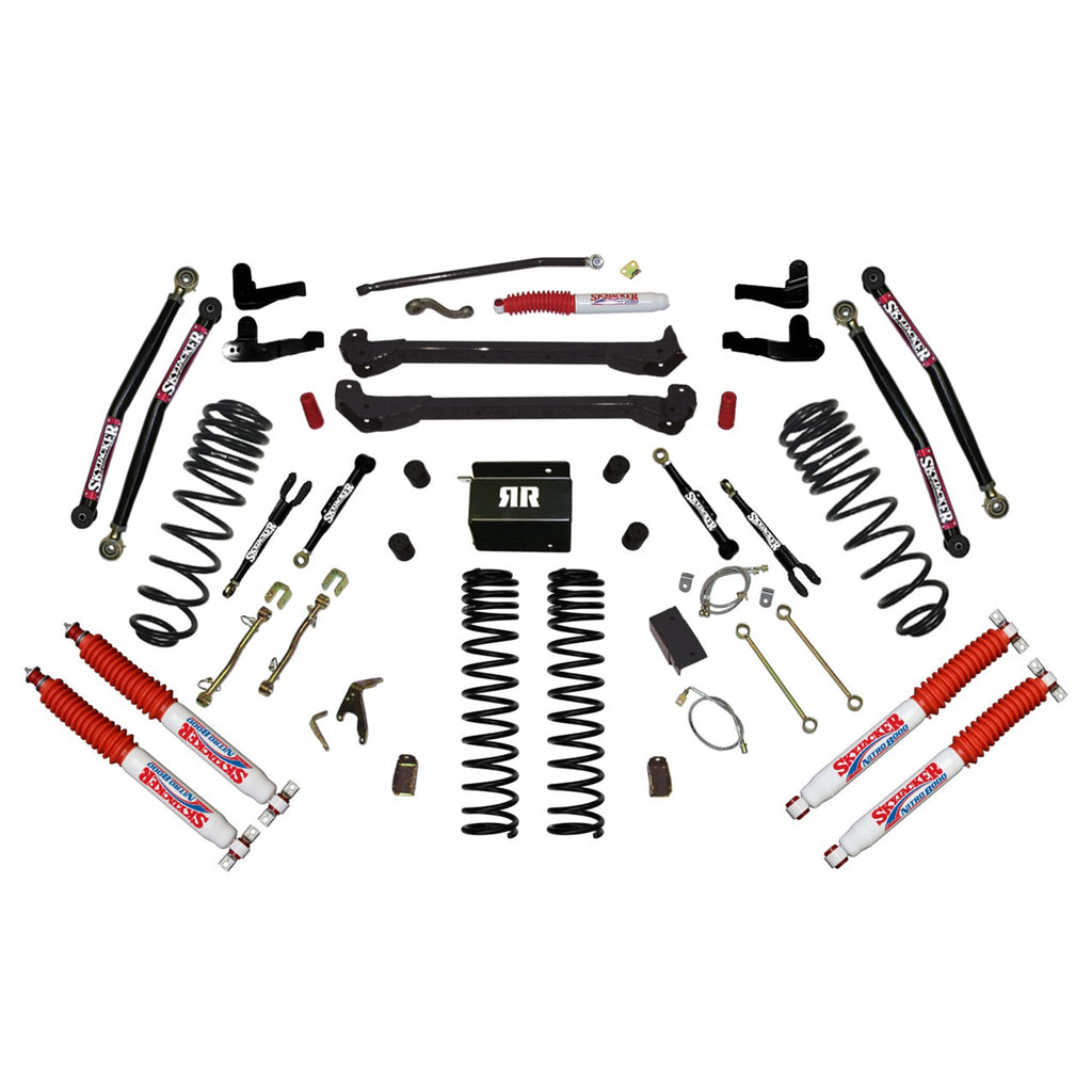 Skyjacker TJ60RR2LTK-N Long Arm Suspension Lift Kit w/ Shocks for Select Jeep TJ, Jeep Wrangler