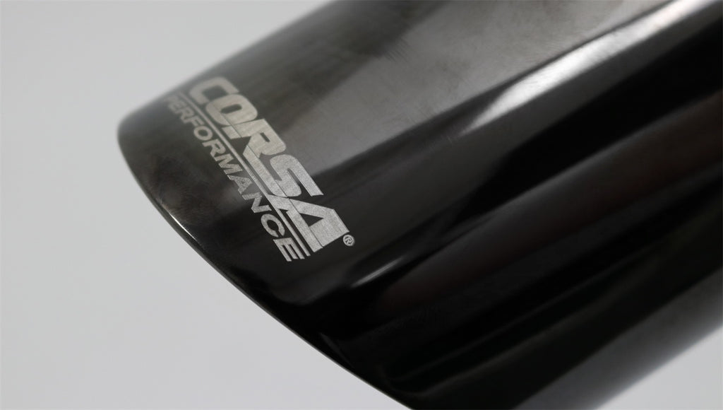 Corsa Performance TK001BLK Single 3.0in. Black PVD Pro-Series Universal Tip Kit (2.5in. Inlet-Clamp Include
