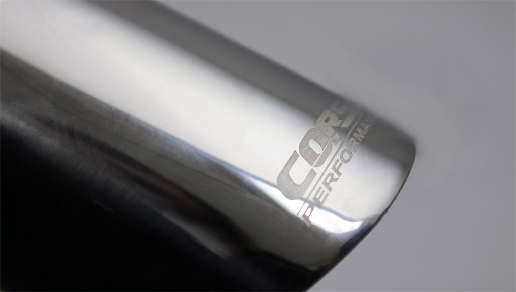 Corsa Performance TK001 Single 3.0in. Polished Pro-Series Universal Tip Kit (2.5in. Inlet-Clamp Included