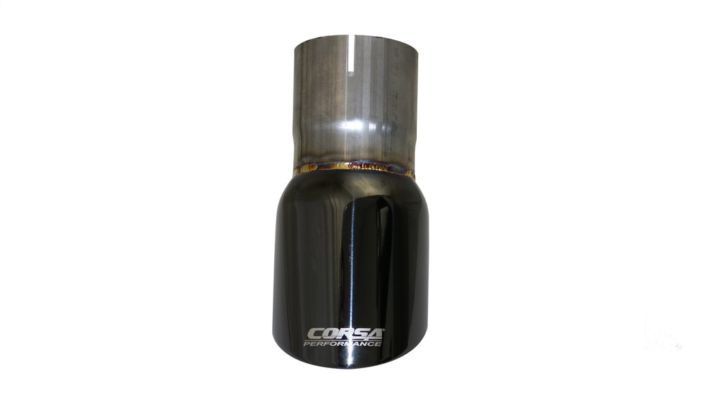 Corsa Performance TK003BLK Single 3.5in. Black PVD Pro-Series Universal Tip Kit (2.75in. Inlet-Clamp Includ