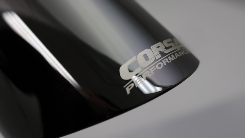 Corsa Performance TK006BLK Single 4.0in. Black PVD Pro-Series Universal Tip Kit (3.0in. Inlet-Clamp Include