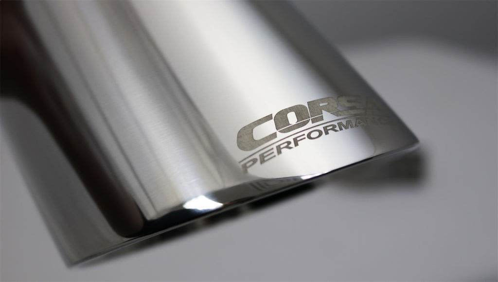 Corsa Performance TK006 Single 4.0in. Polished Pro-Series Universal Tip Kit (3.0in. Inlet-Clamp Included