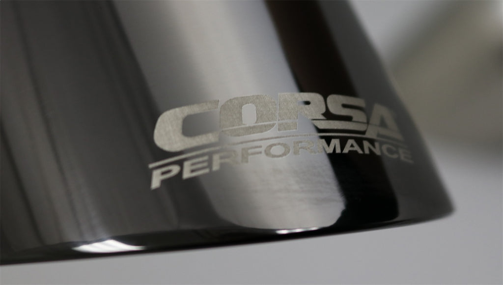Corsa Performance TK007BLK Single 4.5in. Black PVD Pro-Series Universal Tip Kit (2.5in. Inlet-Clamp Include for Select Dodge Durango