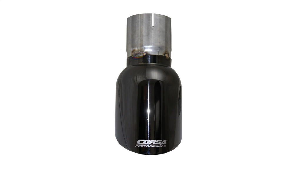 Corsa Performance TK009BLK Single 4.5in. Black PVD Pro-Series Universal Tip Kit (3.0in. Inlet-Clamp Include for Select Dodge Ram 1500, Ram 1500, Ram Classic