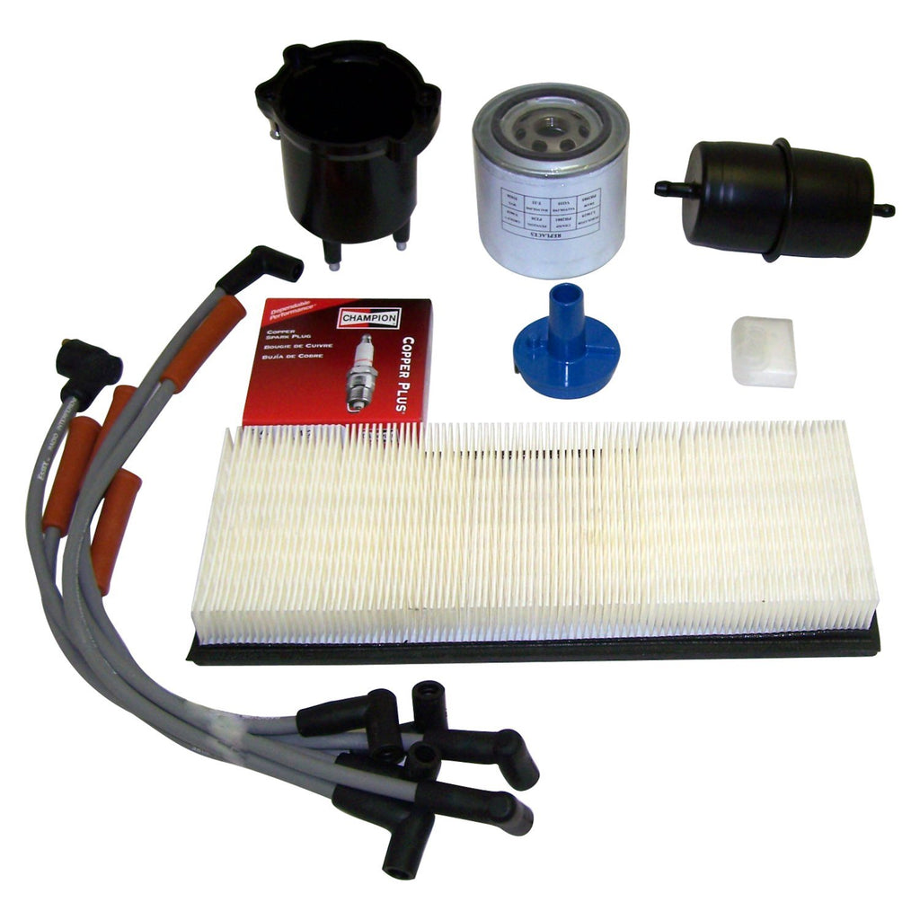 Crown Automotive Jeep Replacement TK12 Tune Up Kit for 1987-1990 Jeep YJ Wrangler w/ 2.5L Engine, w/ EFI for Select Jeep Wrangler