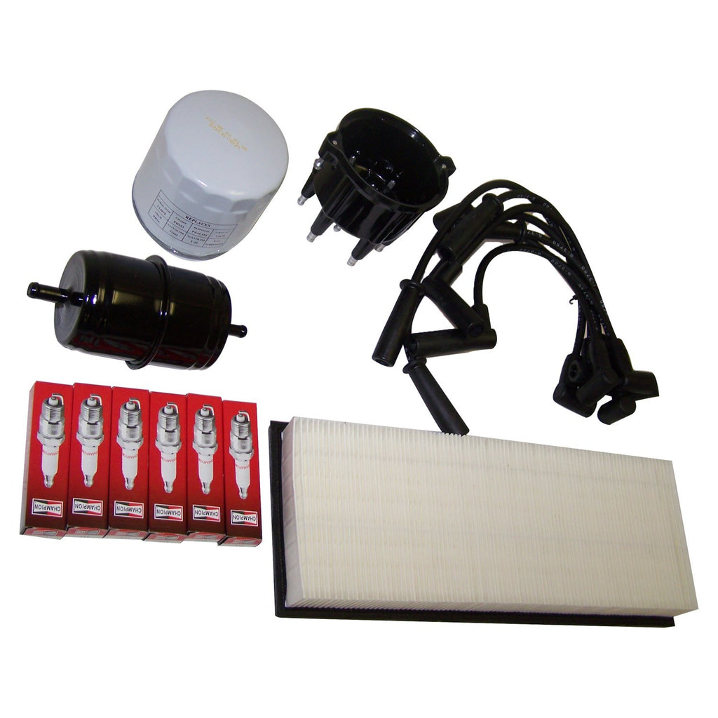 Crown Automotive Jeep Replacement TK3 Tune Up Kit for 1994-1995 Jeep YJ Wrangler w/ 4.0L Engine for Select Jeep Wrangler