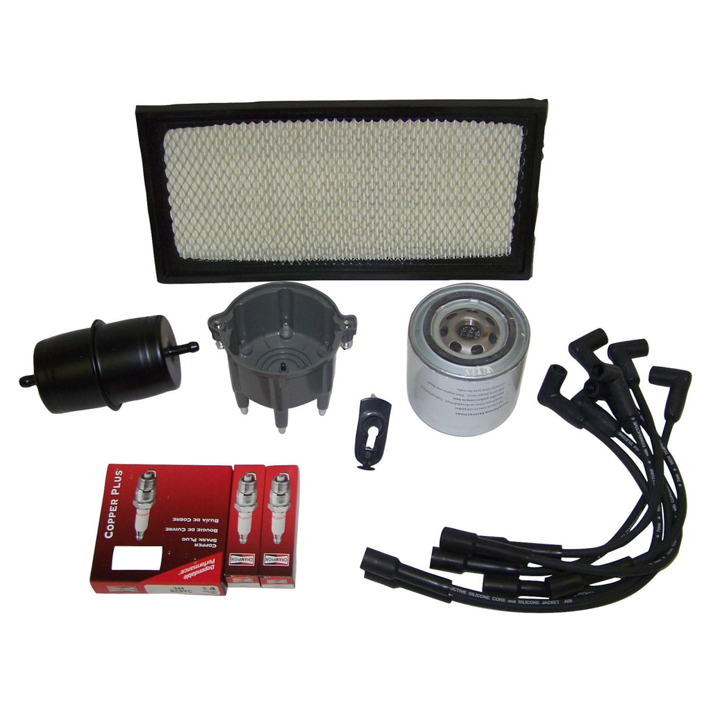 Crown Automotive Jeep Replacement TK5 Tune Up Kit for 1987-1990 Jeep XJ Cherokee or MJ Comanche w/ 4.0L Engine for Select Jeep Cherokee, Jeep Comanche