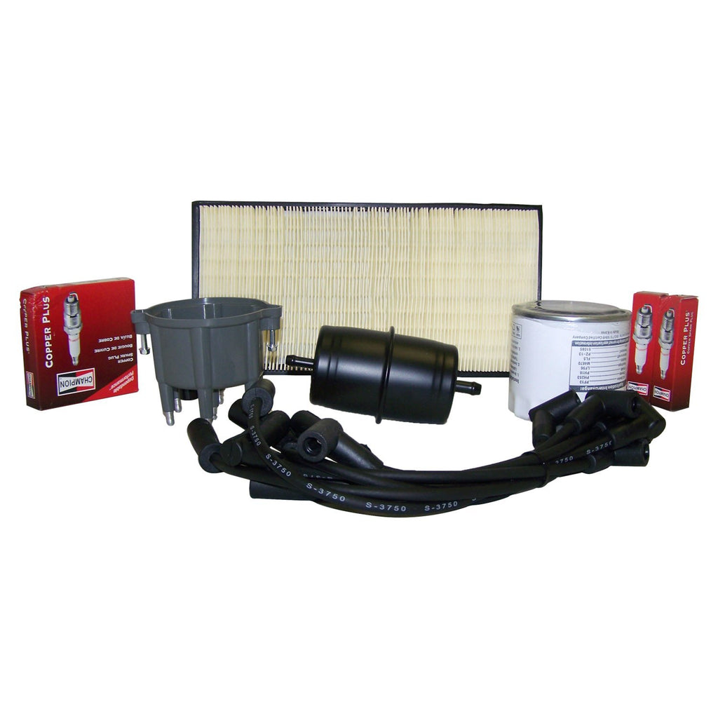 Crown Automotive Jeep Replacement TK6 Tune Up Kit for 1991-1993 Jeep XJ Cherokee or MJ Comanche w/ 4.0L Engine for Select Jeep Cherokee, Jeep Comanche
