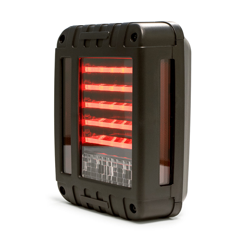 DV8 Offroad TLJK-01 LED Tail Light; Horizontal for Select Jeep Wrangler, Jeep Wrangler JK