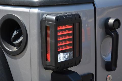 DV8 Offroad TLJK-01 LED Tail Light; Horizontal for Select Jeep Wrangler, Jeep Wrangler JK