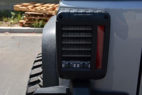 DV8 Offroad TLJK-01 LED Tail Light; Horizontal for Select Jeep Wrangler, Jeep Wrangler JK