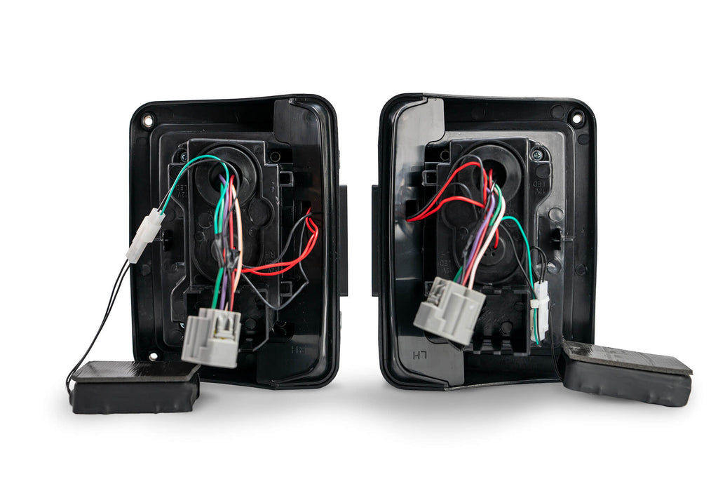 DV8 Offroad TLJK-02 LED Tail Light; Hexagon Light for Select Jeep Wrangler, Jeep Wrangler JK