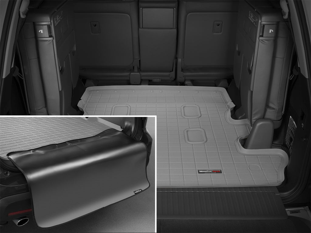 Weathertech 42356SK Cargo Liner w/Bumper Protector for Select Toyota Land Cruiser