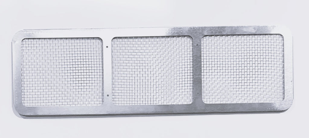 TRUE PERFORMANCE & FABRICATION DTR1001 Nose Screen Lower Raw Aluminum