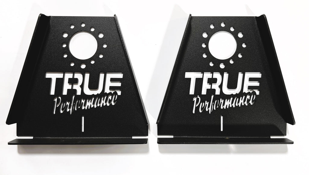 TRUE PERFORMANCE & FABRICATION DTR7013 Toe Plates Mini Wedge / QM 3-Bolt Multi-Pattern