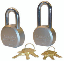 Load image into Gallery viewer, Trimax TPL1251S TRIMAX Hardened 64mm Solid Steel Padlock with 1.25 X 11mm Dia Shackle (Re