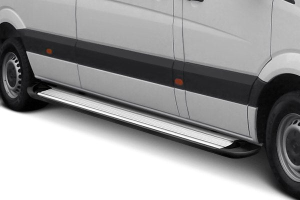 Black Horse Off Road TR-F53596S Transporter Running Boards for Select Ford E-150, Ford E-150 Club Wagon, Ford E-150 Econoline, Ford E-150 Econoline Club Wagon, Ford E-250, Ford E-250 Econoline, Ford E-350 Club Wagon, Ford E-350 Econoline, Ford E-350