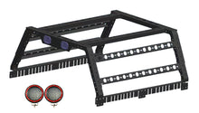 Load image into Gallery viewer, Black Horse Off Road TR01B-PLFR Overland Bed Rack Kit for Select Chevrolet Colorado, Chevrolet Silverado 1500, Chevrolet Silverado HD, Chevrolet Silverado 3500, Chevrolet Silverado HD, Dodge Ram 1500, Dodge Ram 2500, Dodge Ram 3500, Ford F-150, Ford