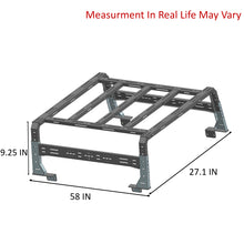 Load image into Gallery viewer, Black Horse Off Road TR11B Overland Bed Rack for Select Chevrolet Silverado 1500, Ford F-150, Nissan TITAN, Ram 1500, Ram 2500, Ram 3500, Toyota Tundra