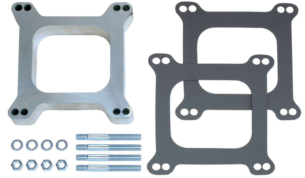 TRANS-DAPT 2084 Holley Carb Spacer 1in Aluminum Open Center
