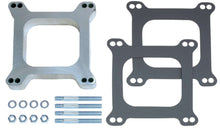 Load image into Gallery viewer, TRANS-DAPT 2084 Holley Carb Spacer 1in Aluminum Open Center