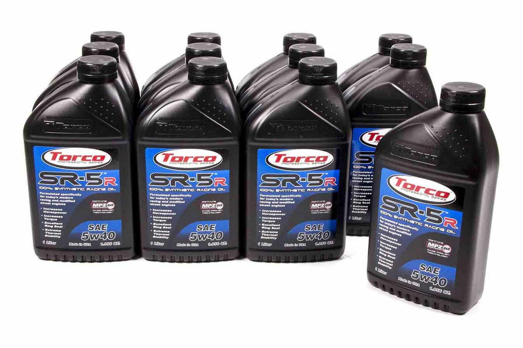 TORCO A150540C SR-5 Synthetic Oil 5w40 Case/12-1 Liter