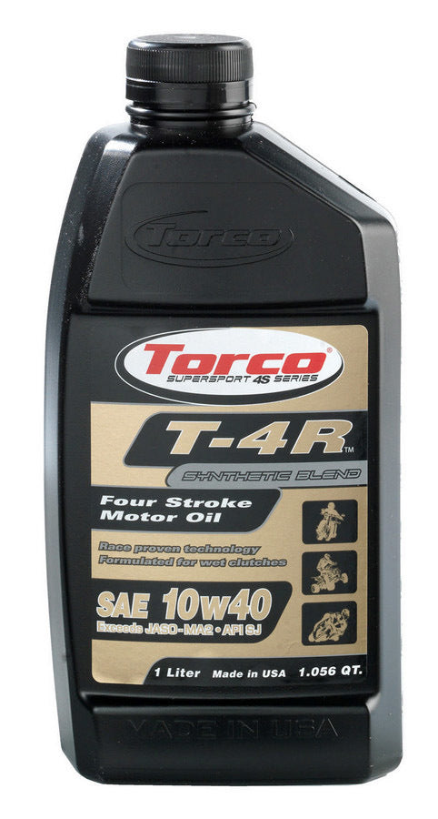 TORCO T671044CE T-4R Four Stroke Oil 10w 40-1-Liter Bottle
