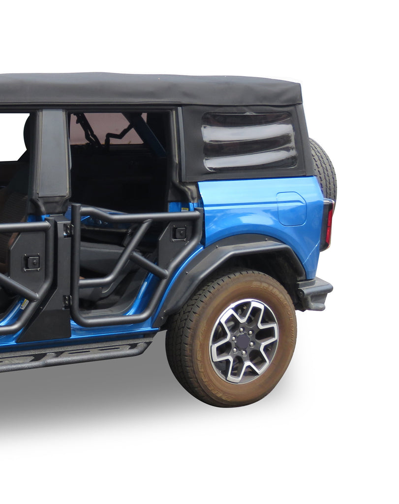 Black Horse Off Road TRDFB21 Tubular Rear Doors for Select Ford Bronco