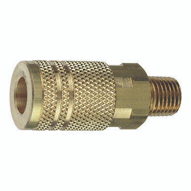 Tru-Flate 13-225 Coupler C21B Brs 1/4 Im 1/4Mpt