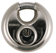 Load image into Gallery viewer, Trimax TRP170 TRIMAX Stainless Steel 70mm Round Padlock with 10mm Shackle