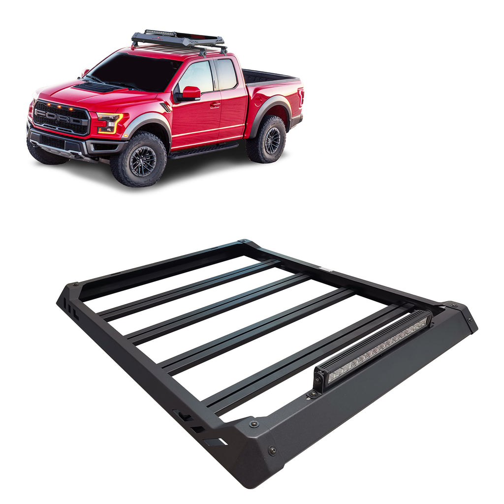 Black Horse Off Road TRRB160 Traveler Roof Rack for Select Chevrolet Silverado 1500, Ford F-150, Ram