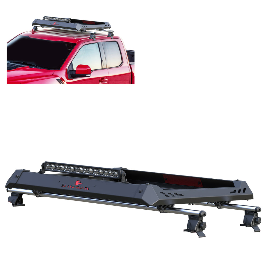 Black Horse Off Road TRRB260S Traveler Roof Rack for Select Toyota Tacoma