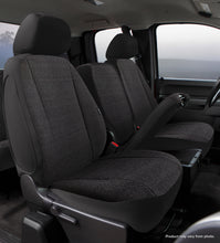 Load image into Gallery viewer, FIA TRS48-37 BLACK TR40 Series - Wrangler Saddleblanket Custom Fit Front Seat Cover - Solid Black for Select Chevrolet Silverado 1500, Chevrolet Silverado HD, Chevrolet Silverado HD, GMC Sierra 1500, GMC Sierra HD, GMC Sierra HD