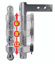Load image into Gallery viewer, Trimax TRZ12AL 12 Aluminum Drop Hitch - Dual Hitch Ball Included
