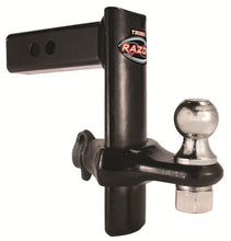Load image into Gallery viewer, Trimax TRZ8PB 8 Black Powder Coat Forged Steel Adjustable Drop Hitch