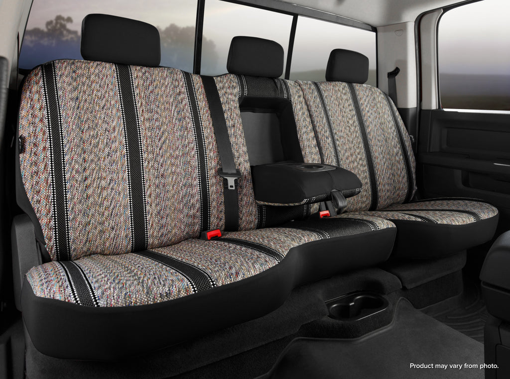 FIA TR42-87 BLACK TR40 Series - Wrangler Saddleblanket Custom Fit Rear Seat Cover - Black for Select Nissan TITAN, Nissan TITAN XD