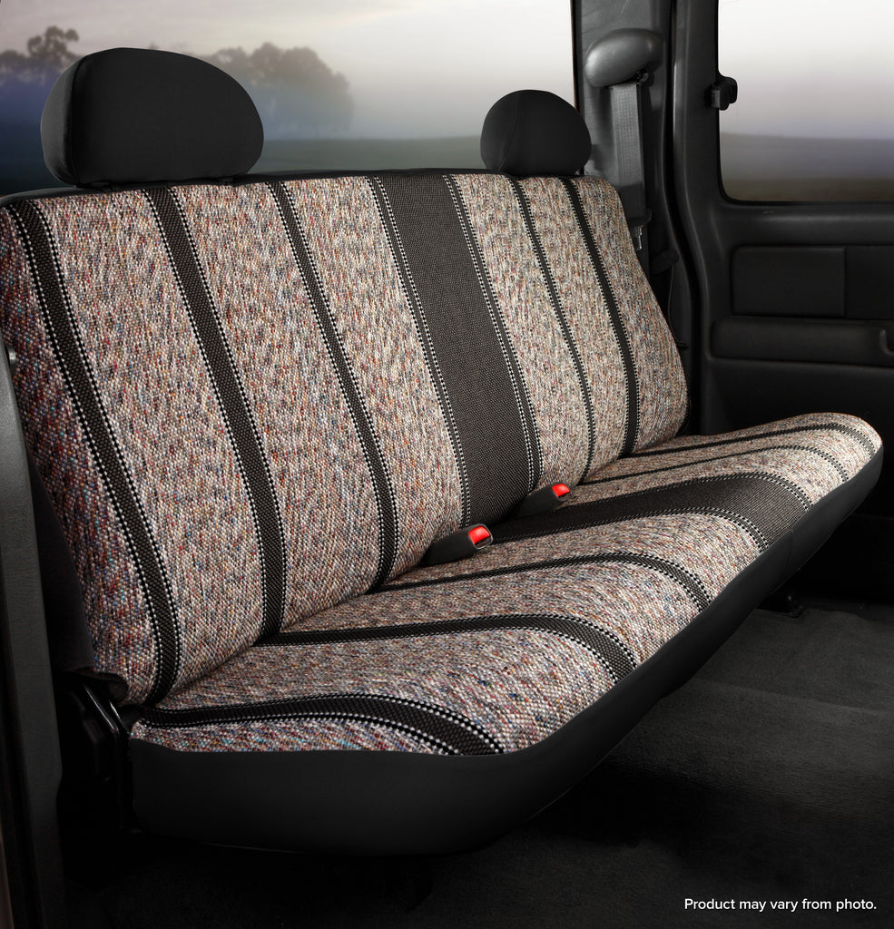 FIA TR42-40 BLACK TR40 Series - Wrangler Saddleblanket Custom Fit Rear Seat Cover - Black for Select Dodge Ram 1500, Ram 1500, Ram Classic, Ram 2500, Ram