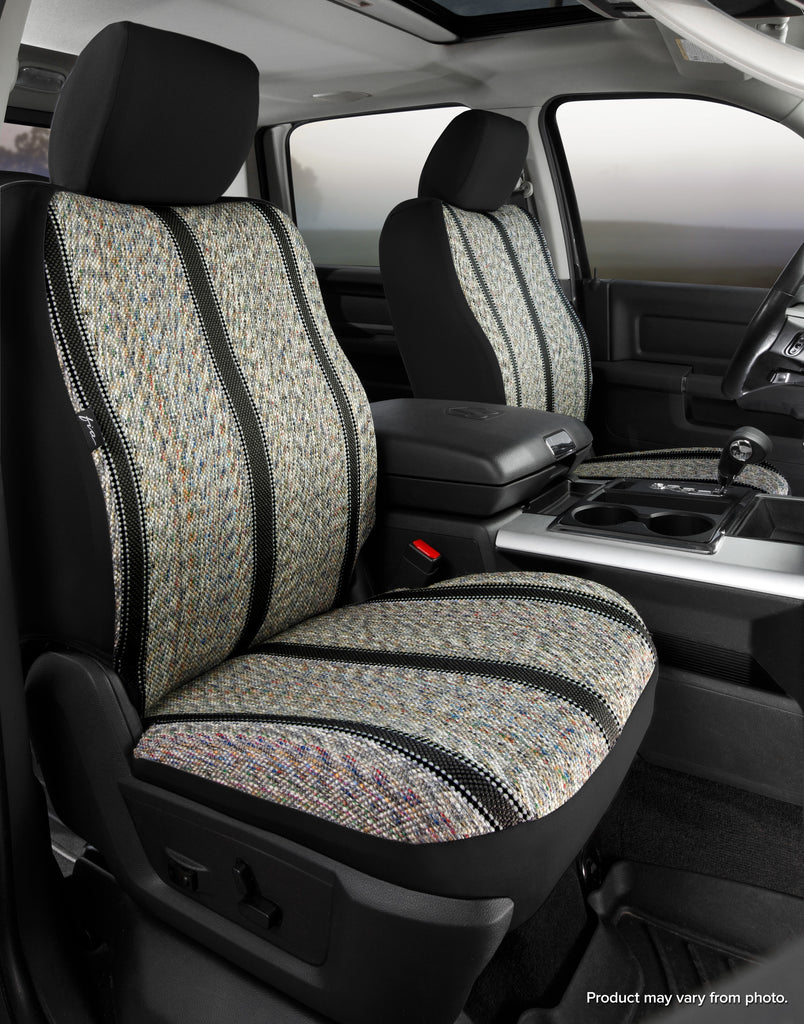 FIA TR49-41 BLACK TR40 Series - Wrangler Saddleblanket Custom Fit Front Seat Cover - Black for Select Toyota Tundra