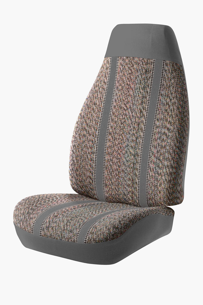 FIA TR43-6 GRAY TR FRONT HI BACK BUCKET SEAT COVER ISRINGHAUSEN 6800