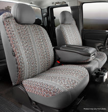 Load image into Gallery viewer, FIA TR48-9 GRAY TR40 Series - Wrangler Saddleblanket Custom Fit Front Seat Cover - Gray for Select Chevrolet Avalanche 1500, Chevrolet Avalanche 2500, Chevrolet C1500, Chevrolet C2500, Chevrolet C3500, Chevrolet K1500, Chevrolet K2500, Chevrolet K3500,