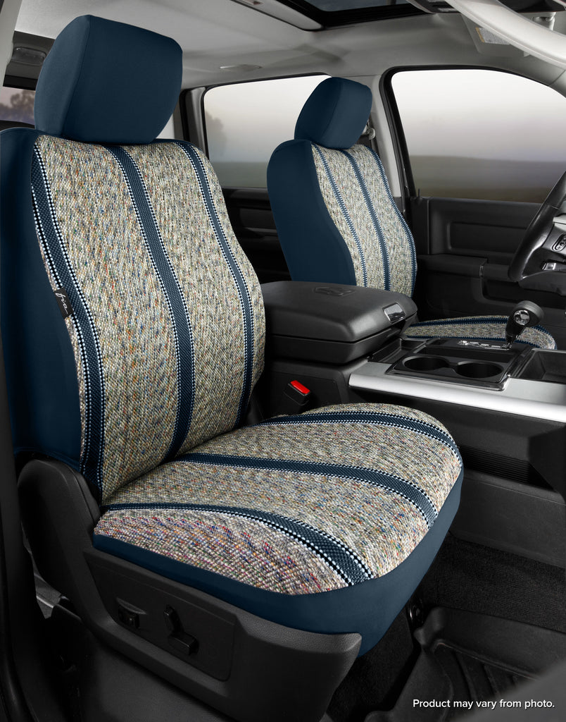 FIA TR49-41 NAVY TR40 Series - Wrangler Saddleblanket Custom Fit Front Seat Cover - Navy for Select Toyota Tundra