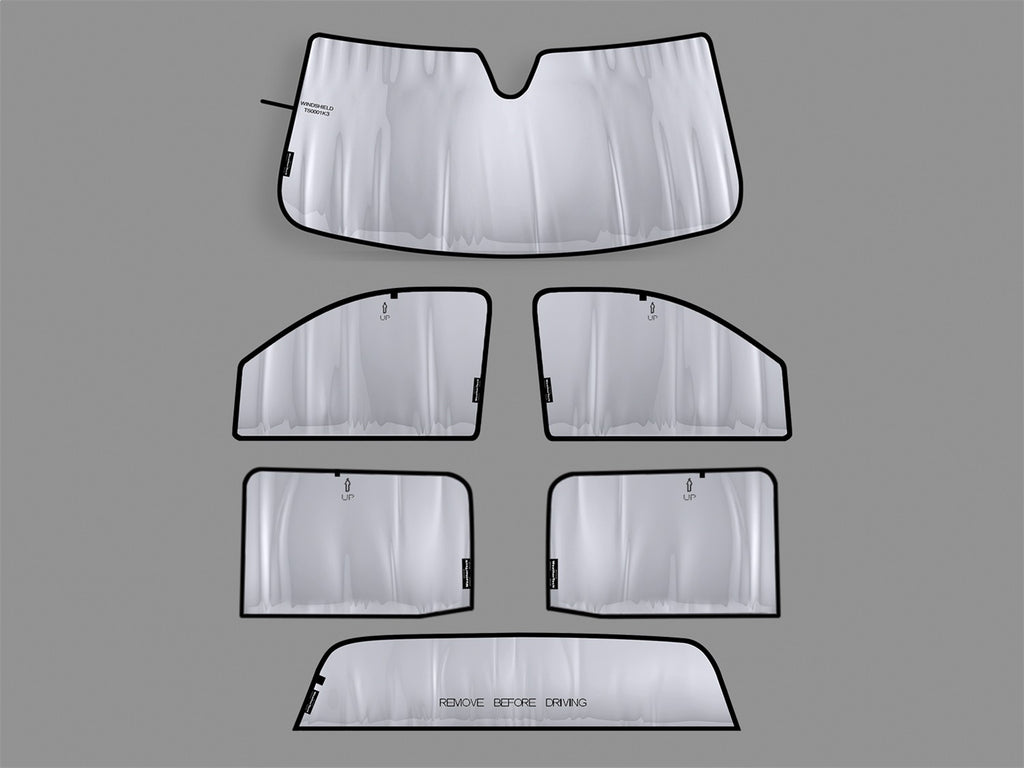 Weathertech TS0001K2 ® SunShade Full Vehicle Kit for Select Chevrolet Silverado 1500, Chevrolet Silverado HD, Chevrolet Silverado HD, GMC Sierra 1500, GMC Sierra HD, GMC Sierra HD