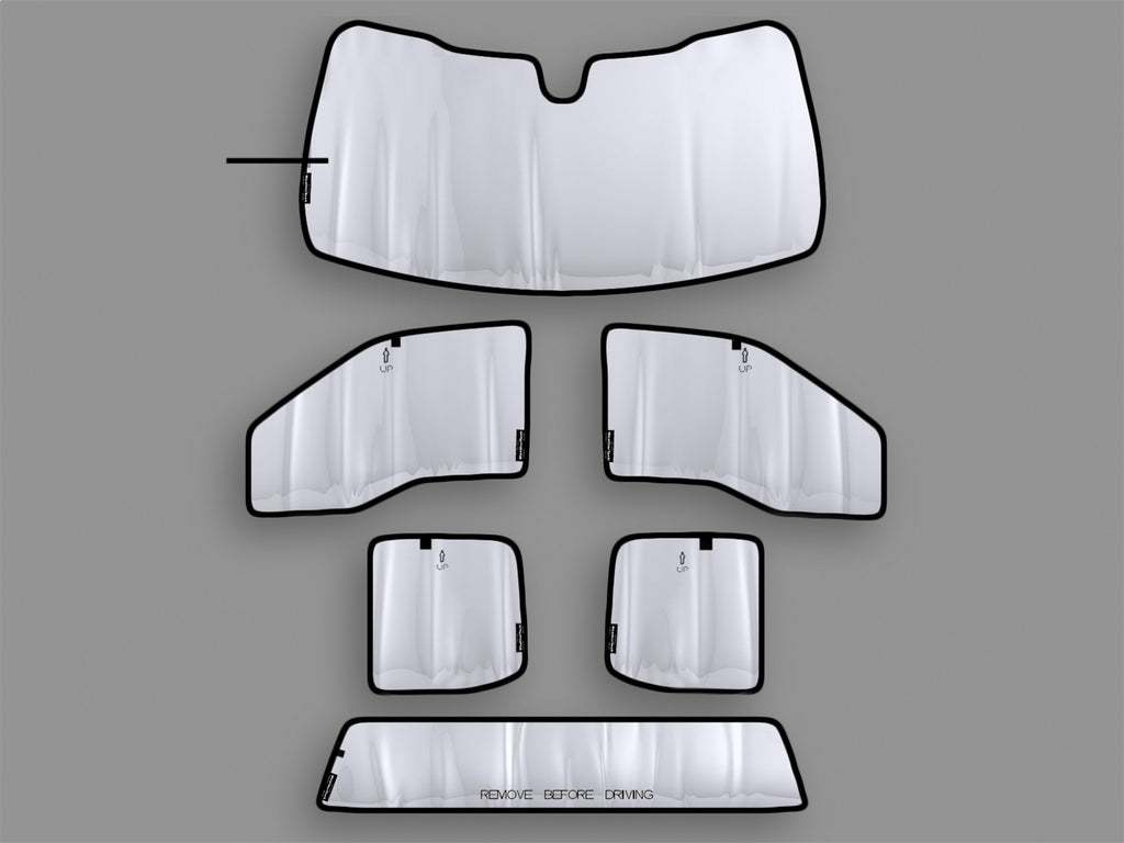 Weathertech TS0034K1 ® SunShade Full Vehicle Kit for Select Ford F-150, Ford F-250 Super Duty, Ford F-350 Super Duty