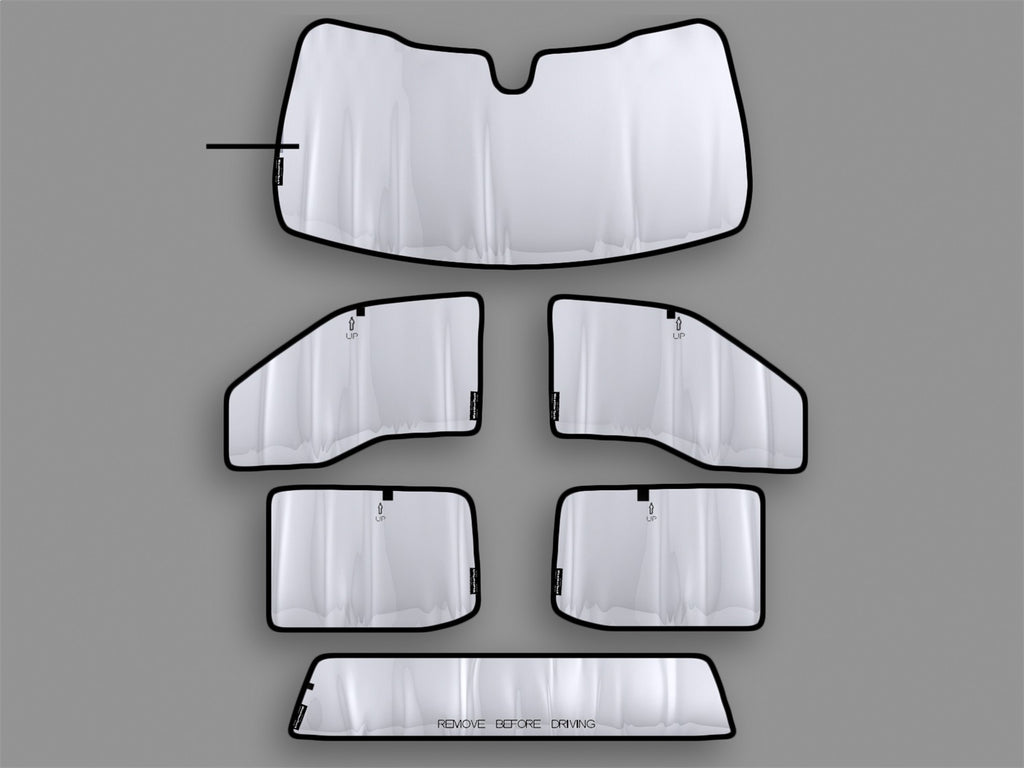Weathertech TS0034K2 ® SunShade Full Vehicle Kit for Select Ford F-150, Ford F-250 Super Duty, Ford F-350 Super Duty, Ford F-450 Super Duty