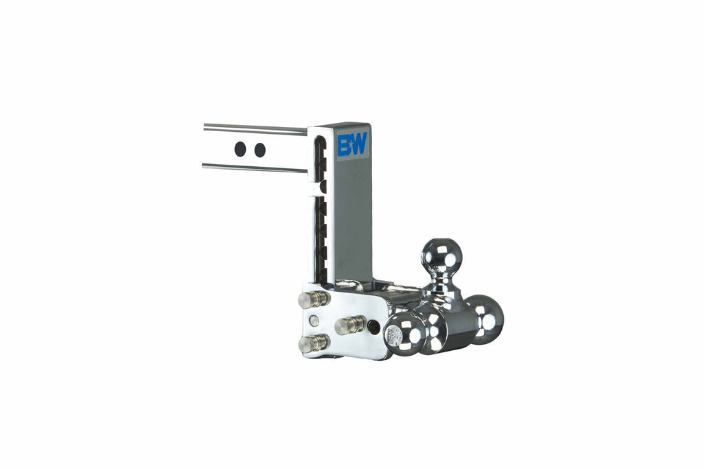 B&W Trailer Hitches TS10049C 10" Chrome T&S, Tri-Ball-Boxed - Truck Part Superstore